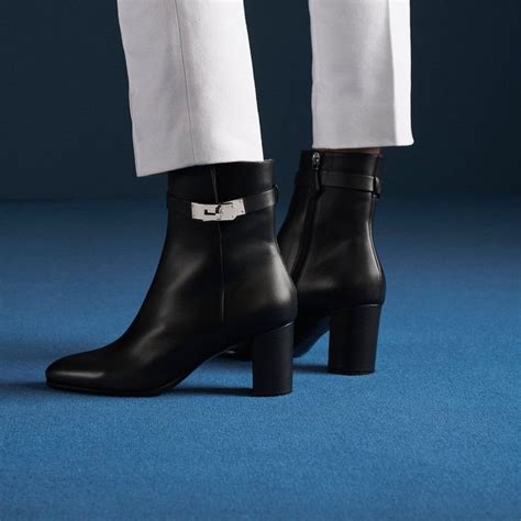 hermes black combat boots|Hermes shoes heels.